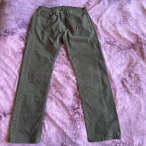 LEVIS 505 Original Riveted Grey Straight Leg Jeans 32 x 32 Very unisex